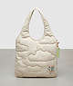 COACH®,Coachtopia Loop Quilted Cloud Tote,Polyester,Mini,Cloud,Front View