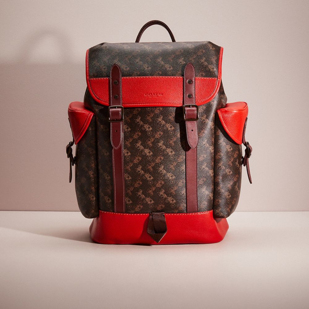 Coach Restored Hitch Backpack With Horse And Carriage Print
