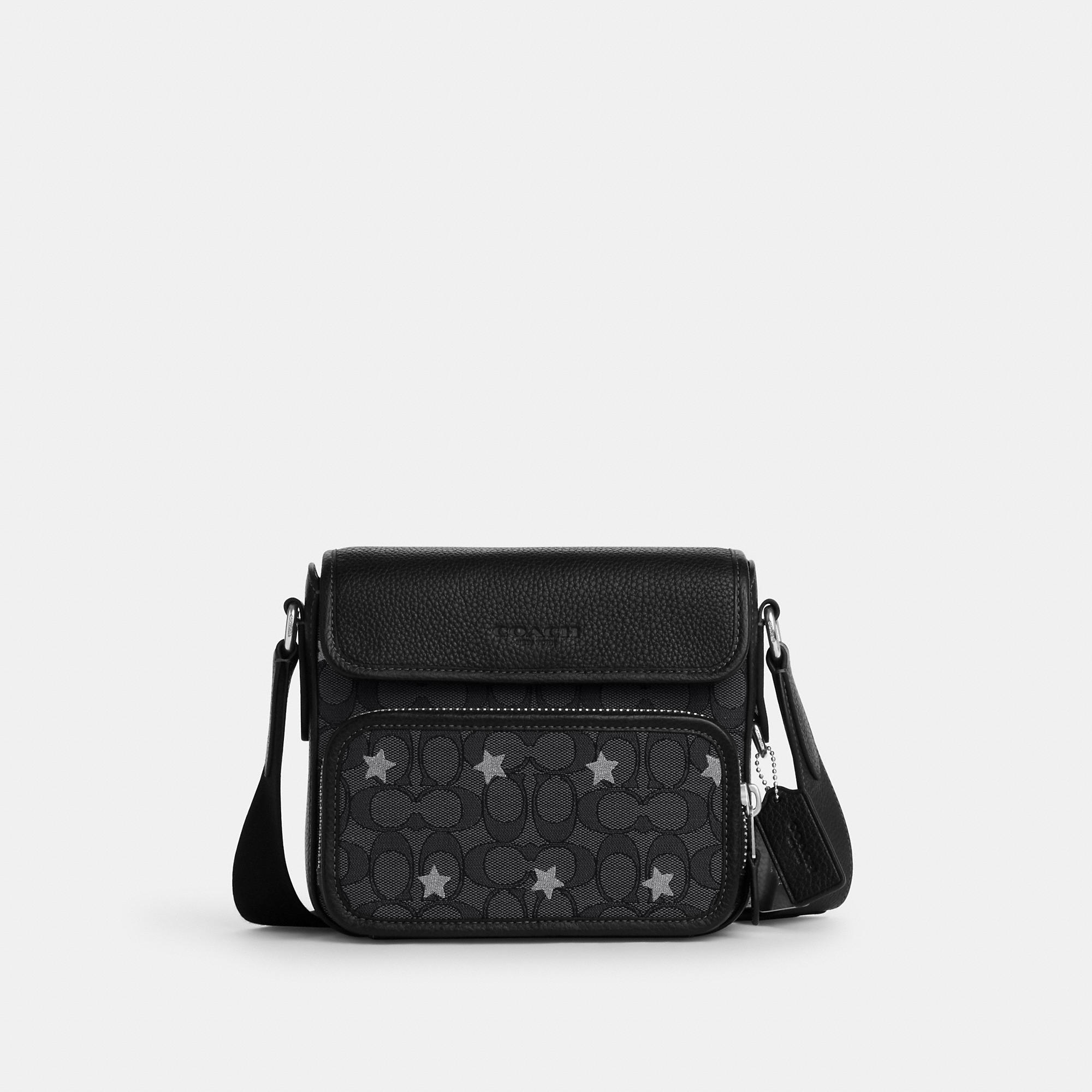 Coach Outlet Sullivan Flap Crossbody In Signature Jacquard With Star ...