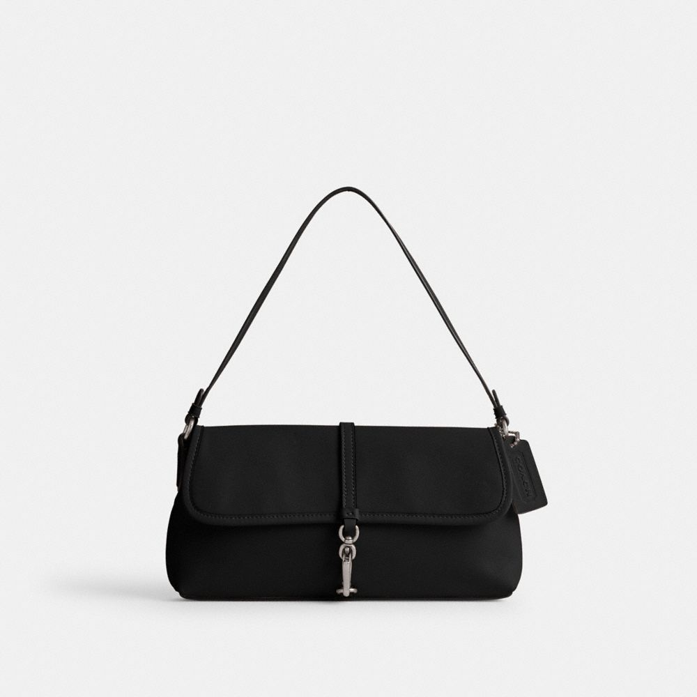 Plain black clearance coach purse