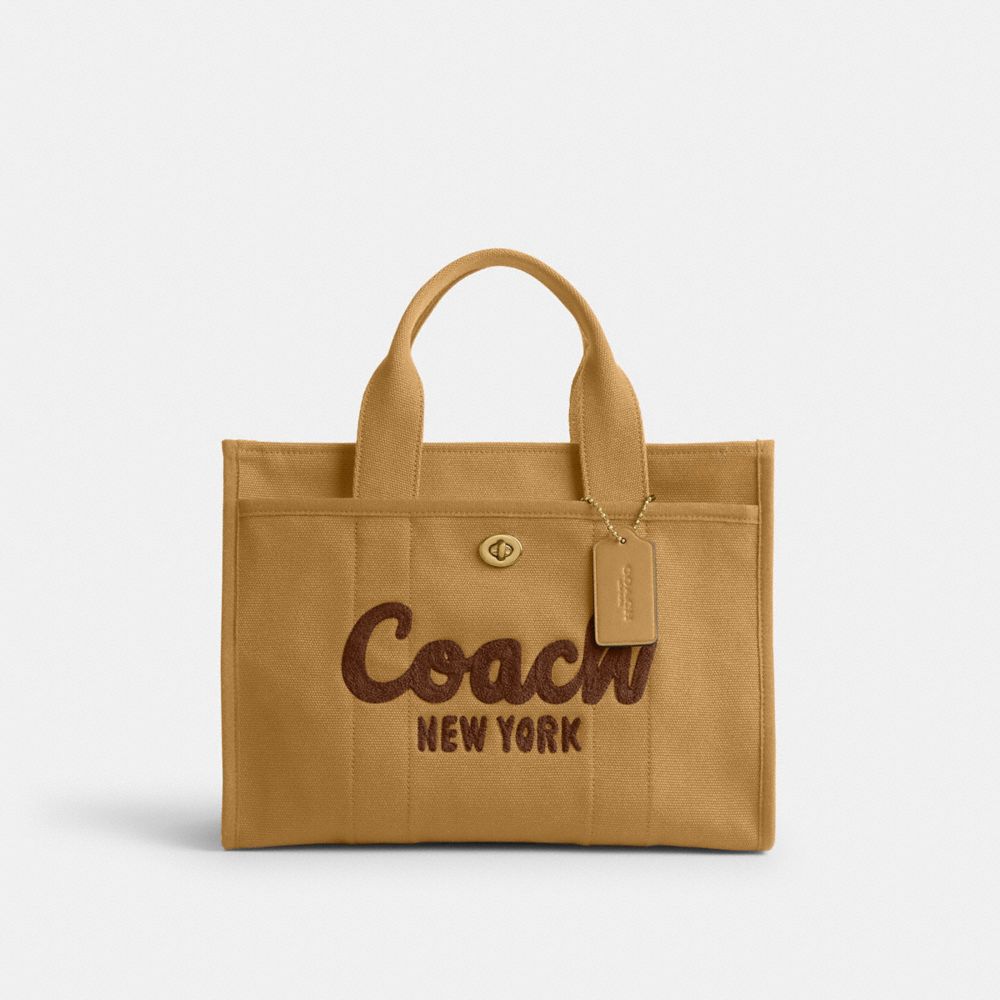 COACH®,Cargo Tote Bag,Cotton,Canvas,Crossbody,No Embellishment,Casual,,Front View