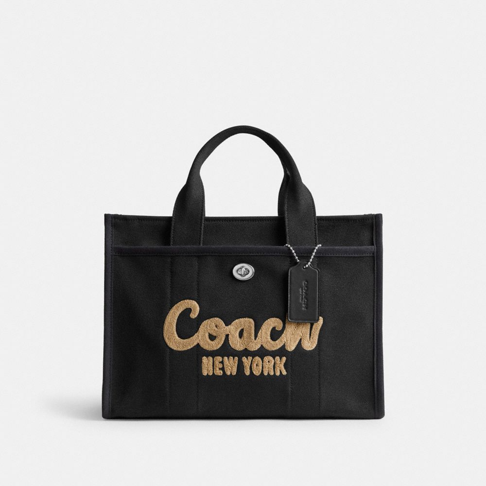 Coach Cargo Tote In Black