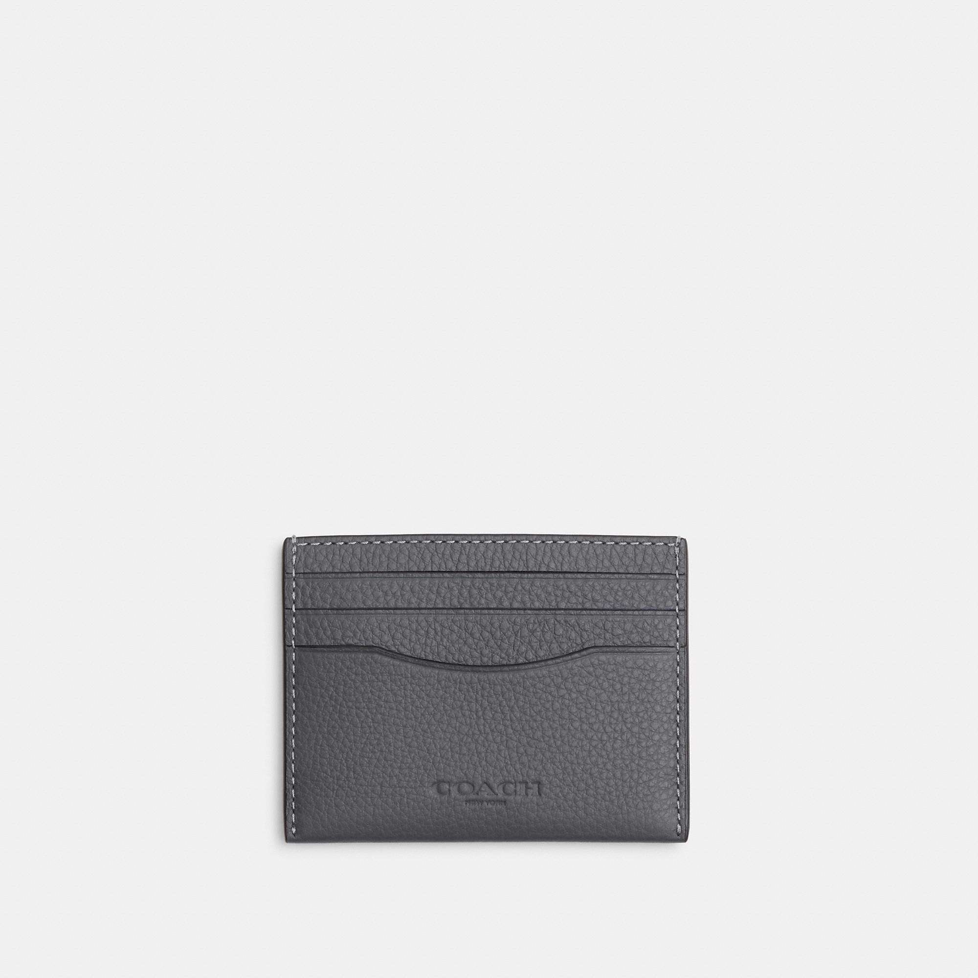 Coach Outlet Slim Id Card Case In Grey
