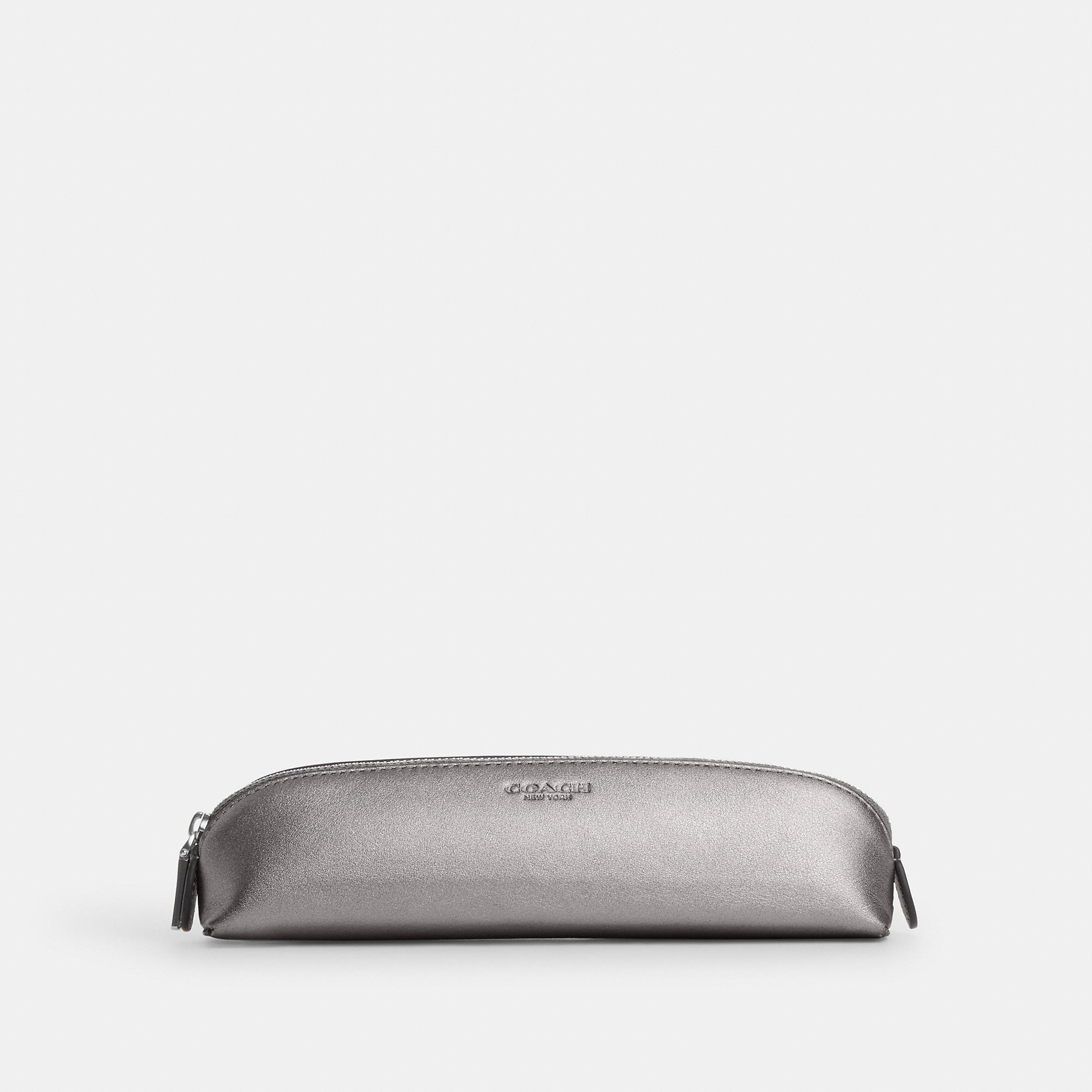 Coach Outlet Pencil Case In Grey