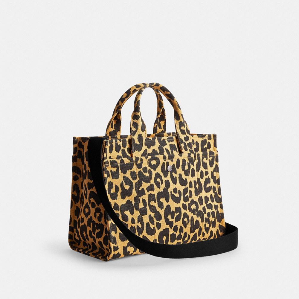 Shop Coach Cargo Tote Mit Leoparden Print In Multi