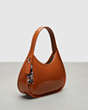 COACH®,Ergo Bag in Crinkled Patent Coachtopia Leather,Medium,Burnished Amber,Angle View
