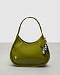 COACH®,Ergo Bag in Crinkled Patent Coachtopia Leather,Olive Green,Front View