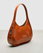 COACH®,Large Ergo Bag in Crinkled Patent Coachtopia Leather,Coachtopia Leather,Large,Burnished Amber,Angle View