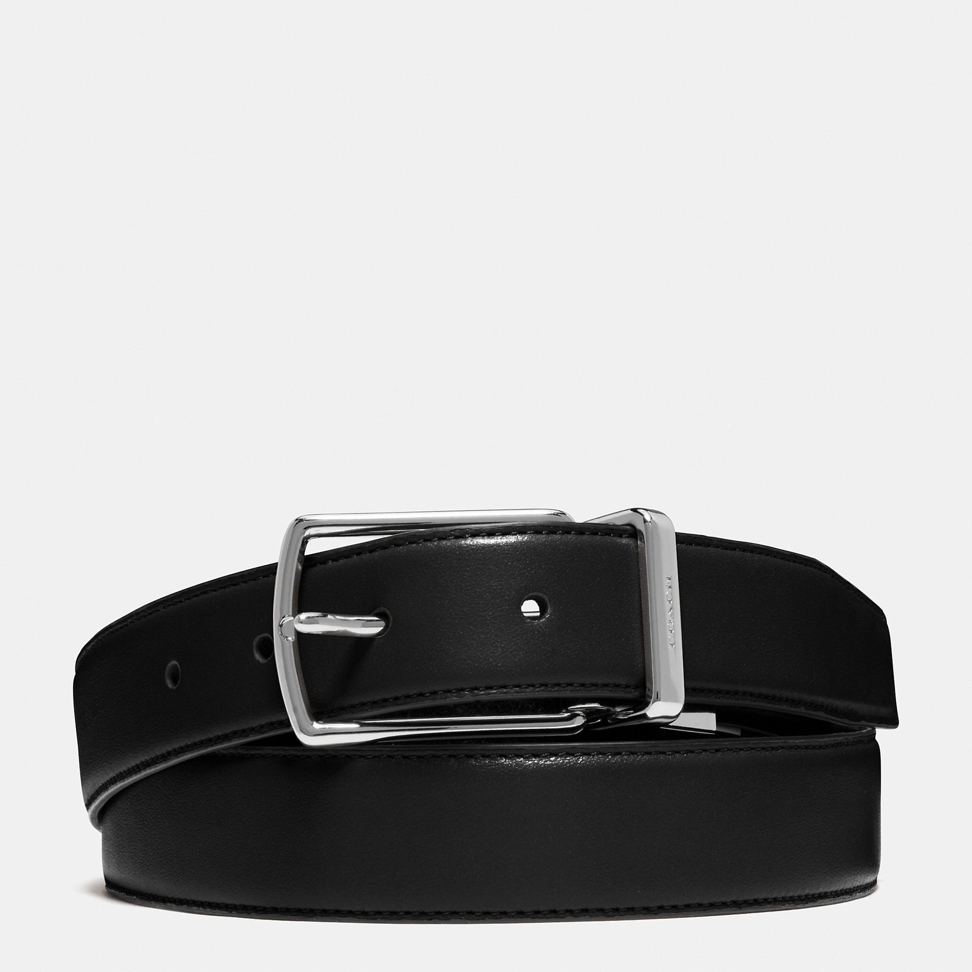 Shop Coach Outlet Harness Buckle Cut To Size Reversible Belt, 32 Mm In Black