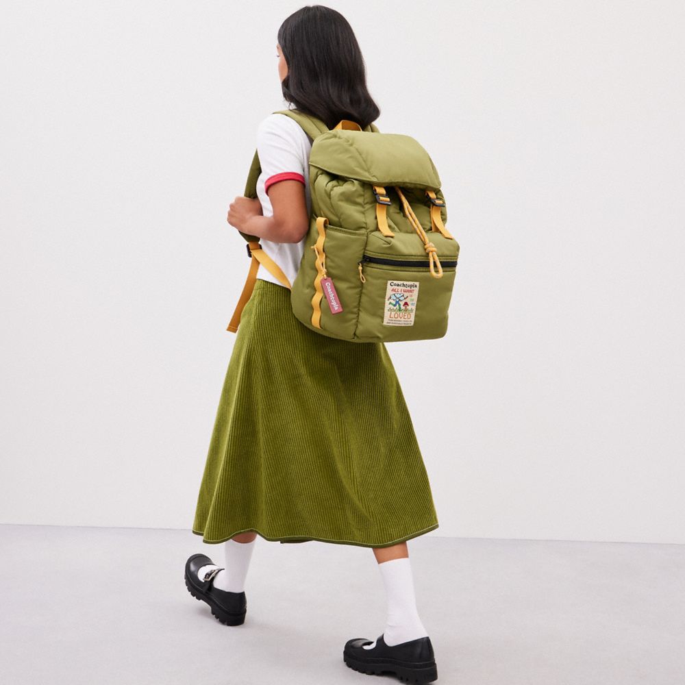 Coachtopia Loop Backpack - Olive Green Sustainable & Eco Friendly