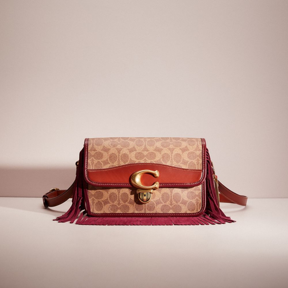 Coach Upcrafted Studio Shoulder Bag In Signature Canvas In Brass/tan ...