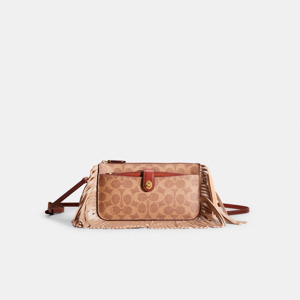 Coach Upcrafted Noa Pop Up Messenger In Signature Canvas In Brown