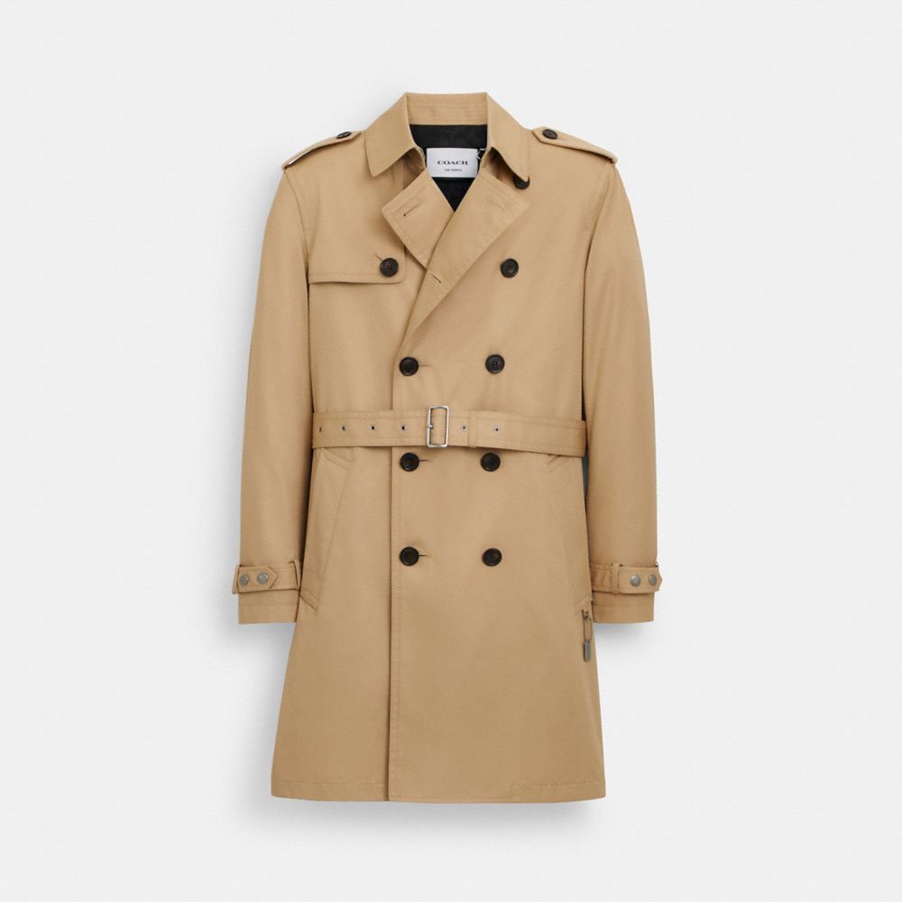 COACH®,Trench Coat,,Front View