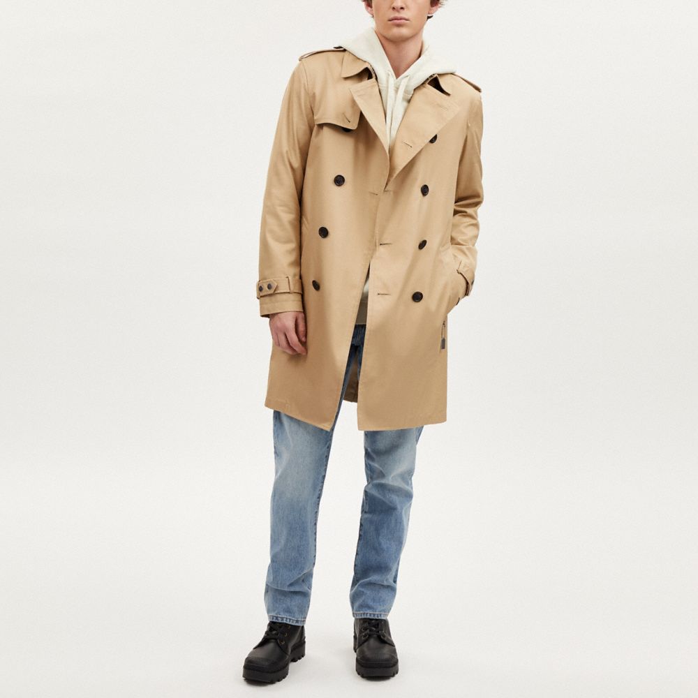 COACH®,Trench Coat,,Scale View