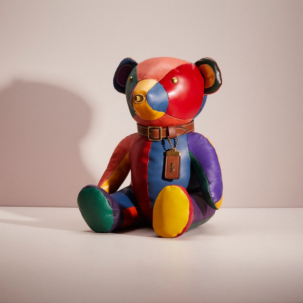 Coach rainbow factory bear