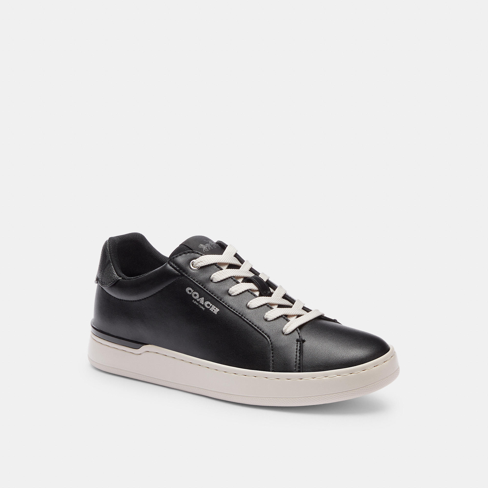 Shop Coach Outlet Clip Low Top Sneaker In Black