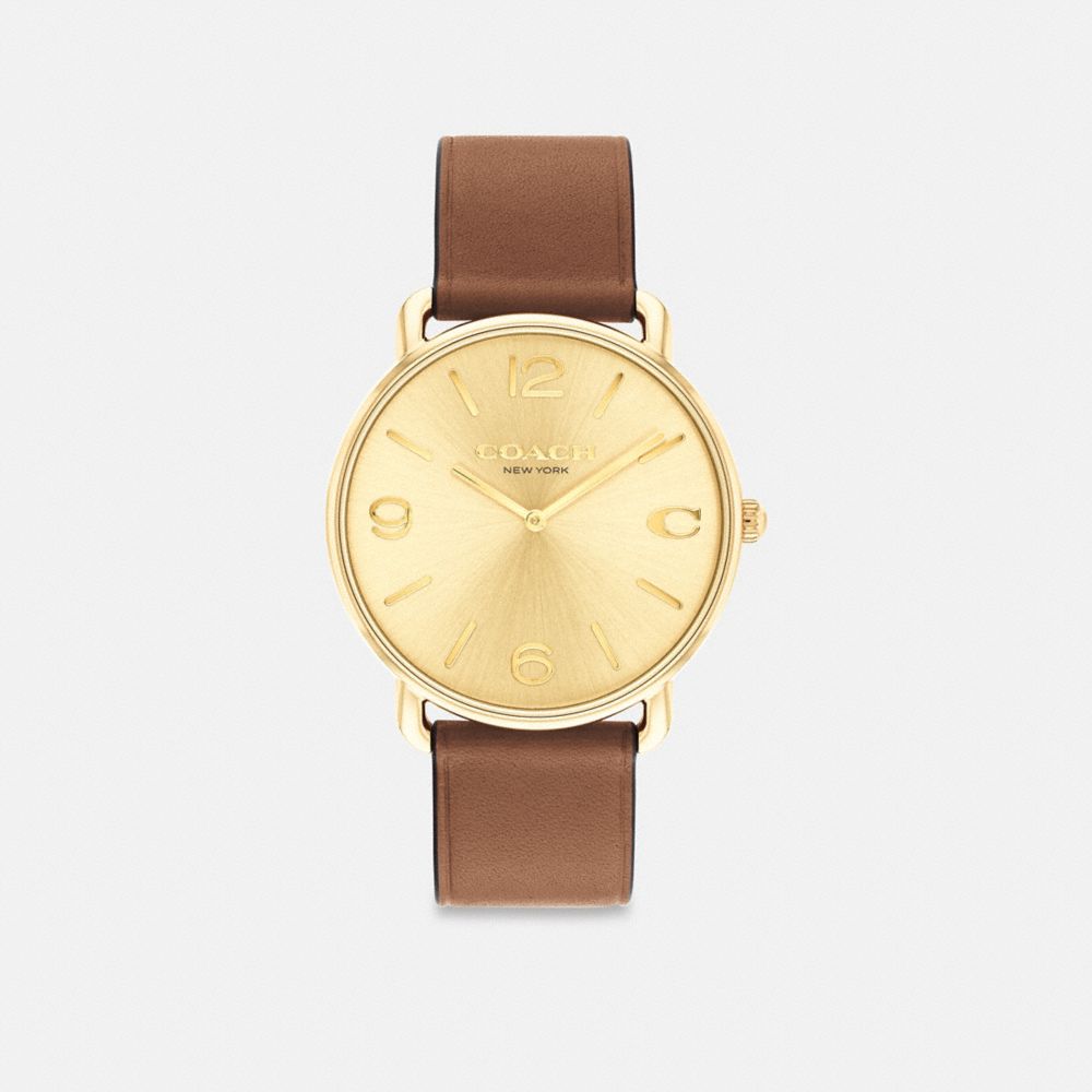 Coach Elliot Watch, 41mm In Saddle