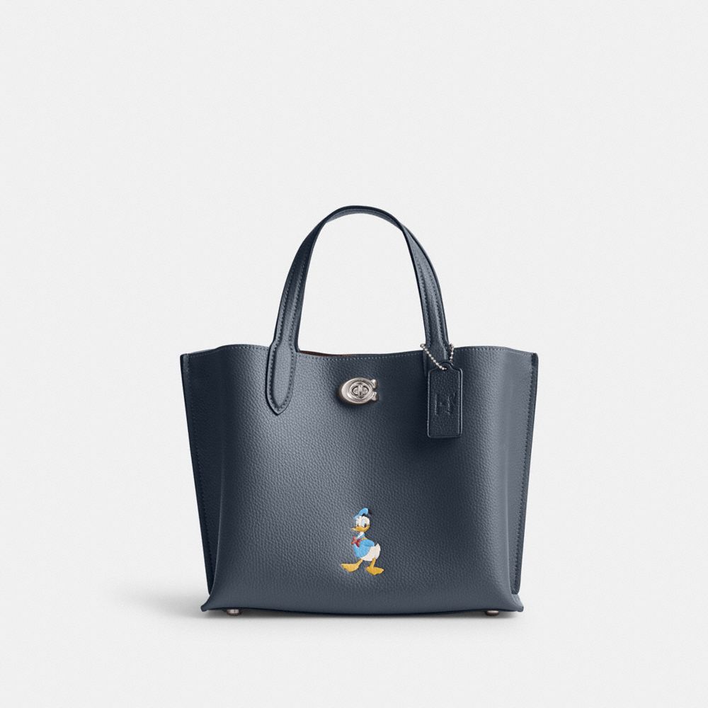 Disney X Coach Willow Tote Bag 24 With Donald Duck | Bags | Coach