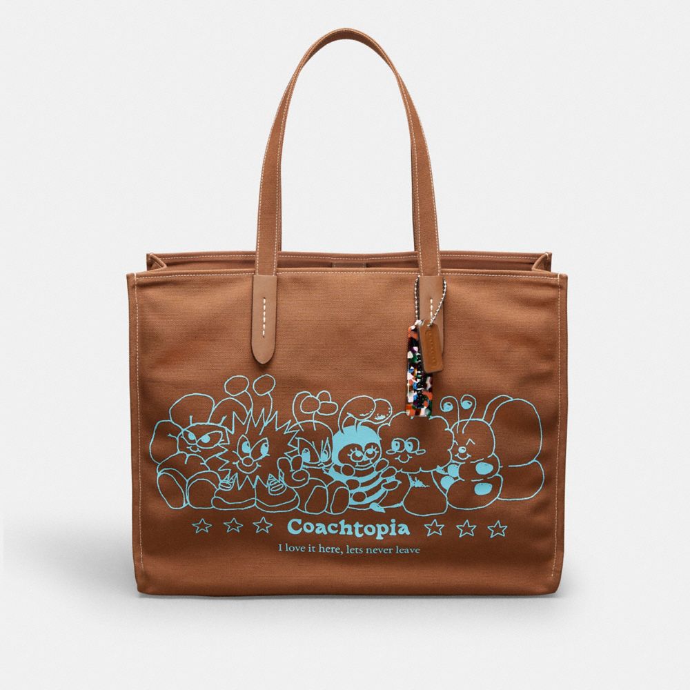 Tote With Coachtopia Creatures Print | Coachtopia ™