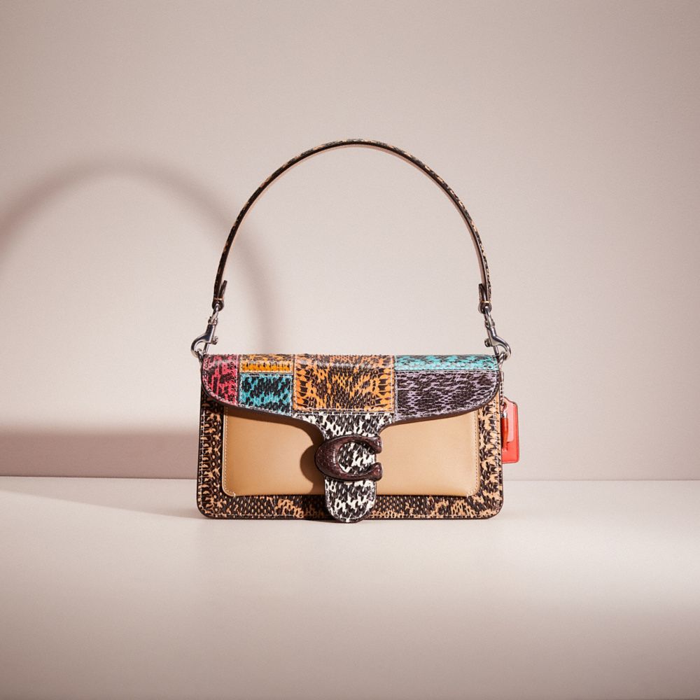 Upcrafted Tabby Shoulder Bag 26 With Colorblock Snakeskin Detail COACH®
