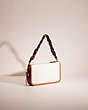 COACH®,UPCRAFTED NOA POP-UP MESSENGER IN COLORBLOCK,Polished Pebble Leather,Small,Brass/Chalk Multi,Angle View