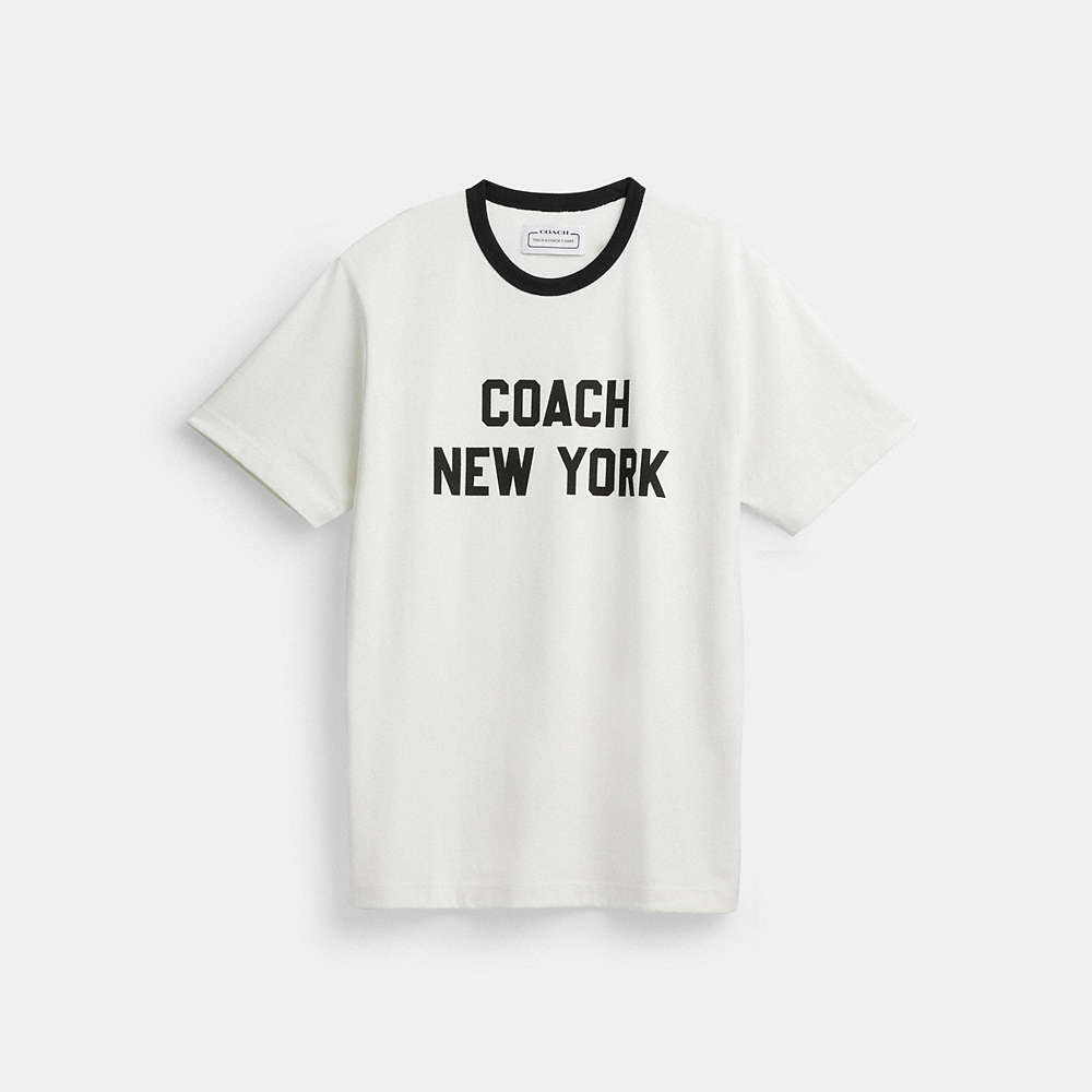 Coach New York T-shirt In White