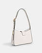 COACH®,ELIZA SHOULDER BAG,Leather,Gold/Chalk,Angle View