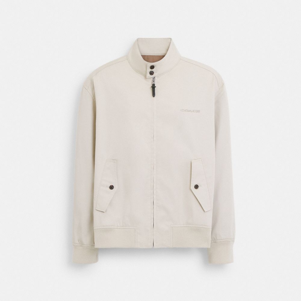 COACH®,Harrington Jacket,Jacket,Embroidered,Logo,Sustainable,Casual,,Front View