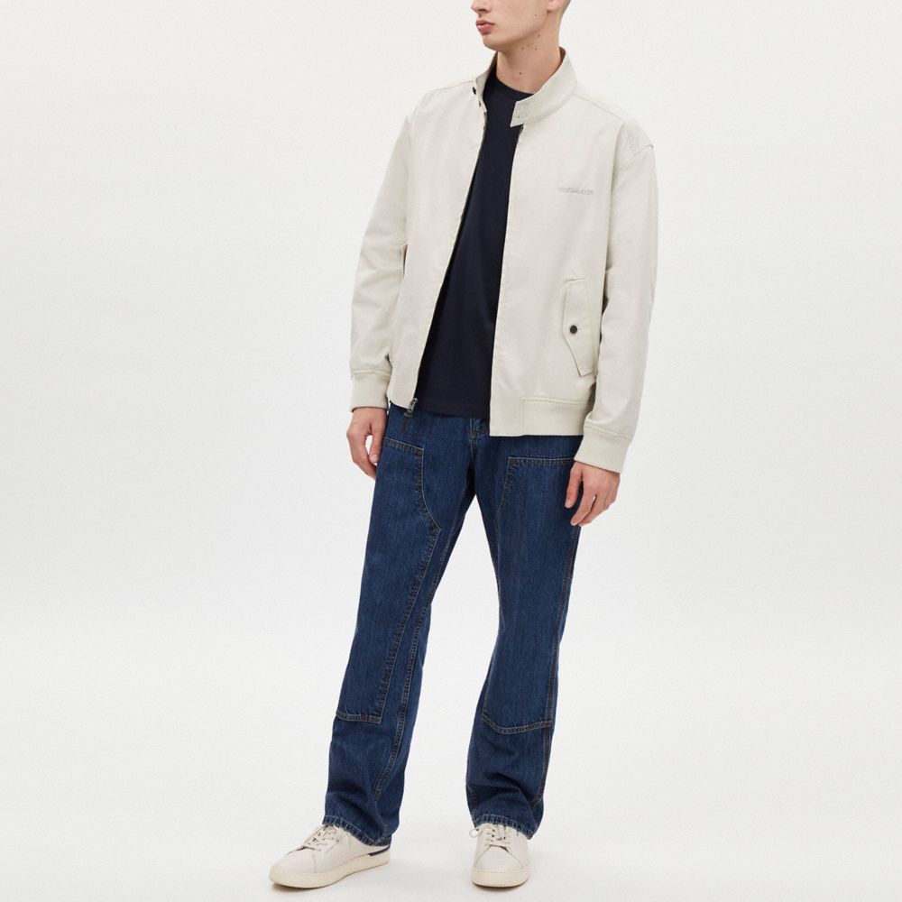COACH®,Harrington Jacket,Jacket,Embroidered,Logo,Sustainable,Casual,,Scale View