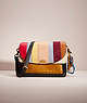 COACH®,UPCRAFTED DREAMER SHOULDER BAG IN COLORBLOCK,Glovetanned Leather,Medium,Hello Summer,Brass/Mist Straw Multi,Front View