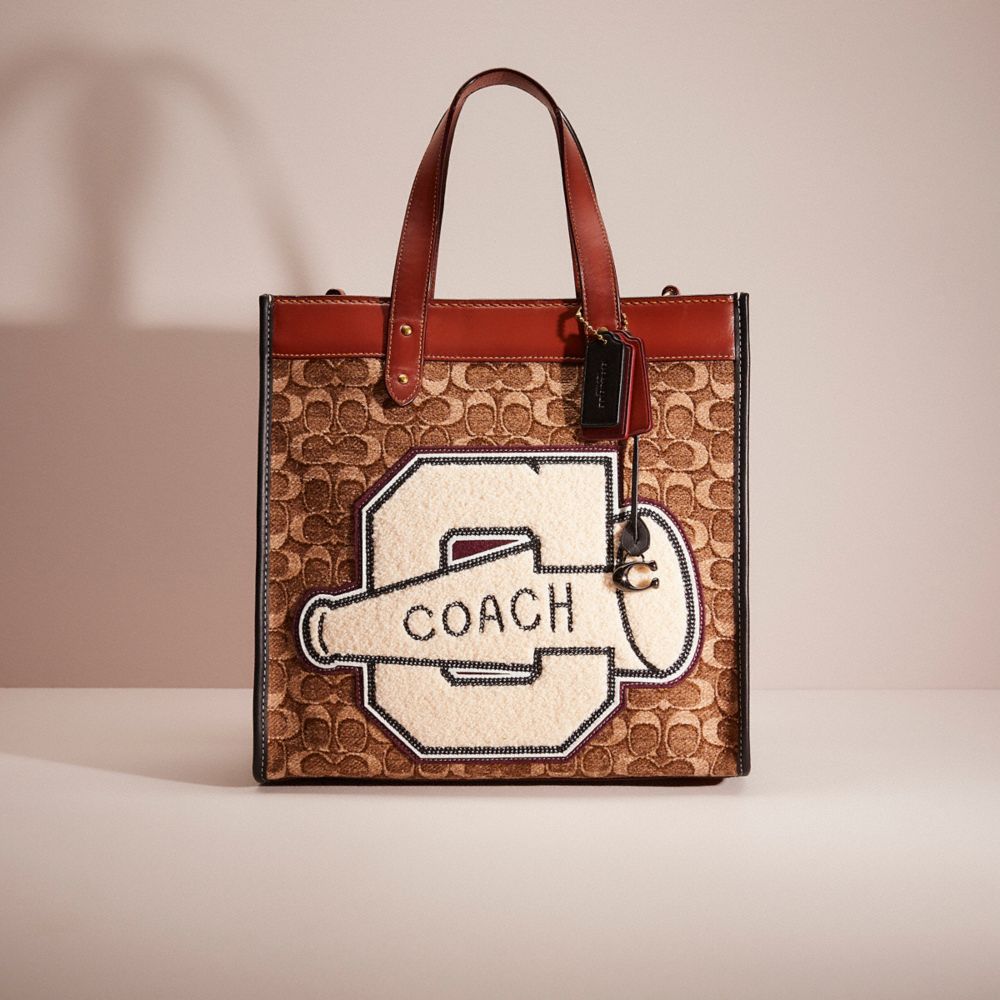 Upcrafted Field Tote 30 In Colorblock With Coach Badge