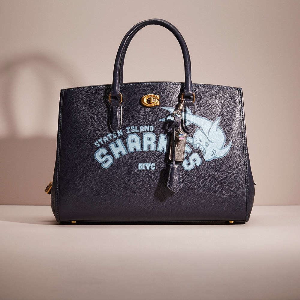 Coach Upcrafted Brooke Carryall In Blue