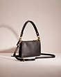 COACH®,UPCRAFTED DREAMER TOP HANDLE CROSSBODY,Brass/Black,Angle View