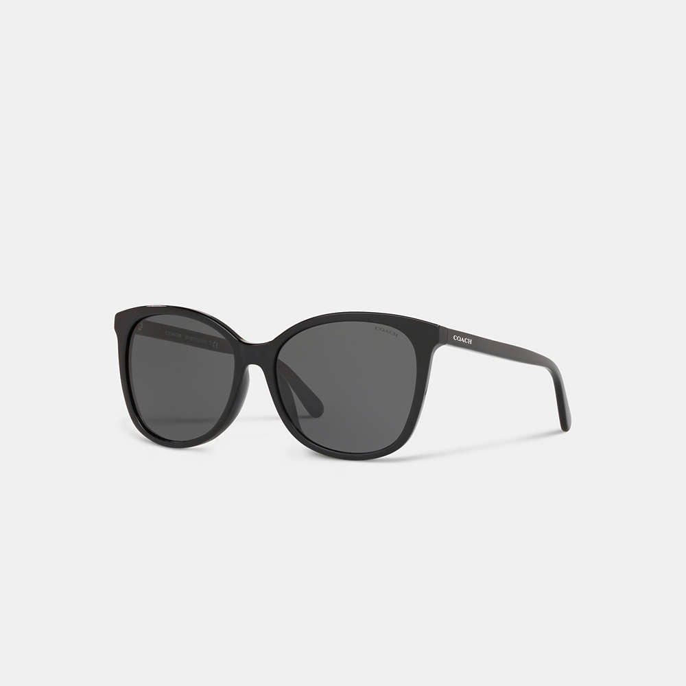Coach Signature Workmark Square Sunglasses In Black
