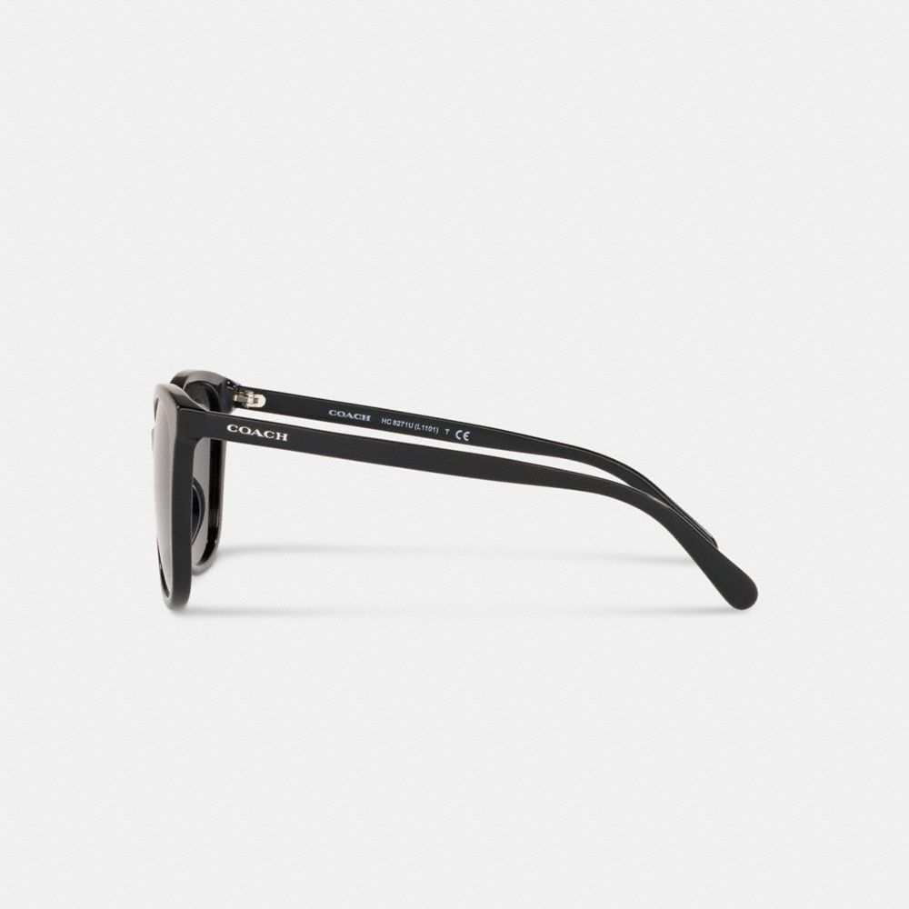 Coach Signature Workmark Square Sunglasses In Black