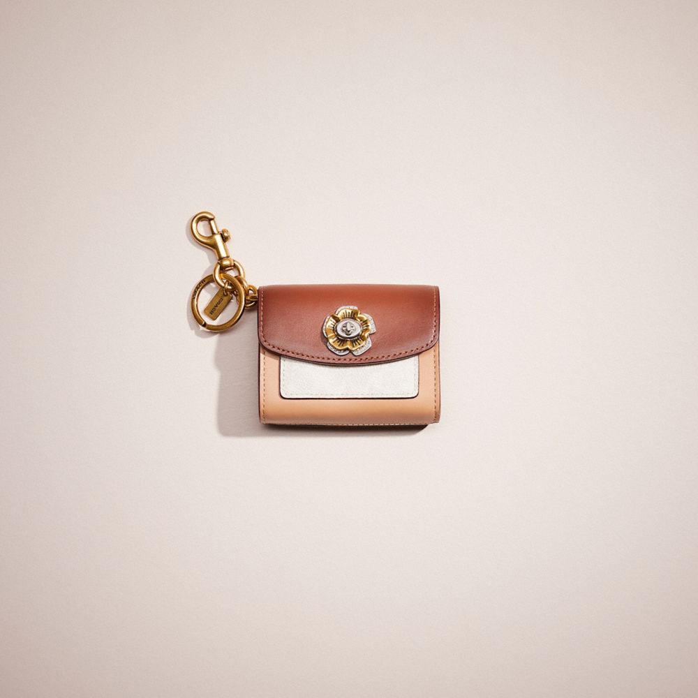 COACH®  Loop Bag Charm In Snakeskin