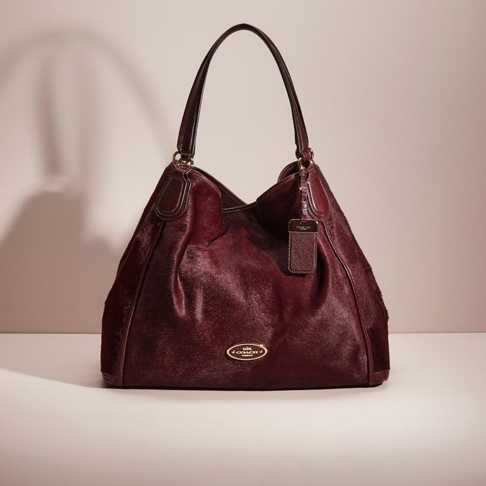 Restored Large Edie Shoulder Bag In Haircalf Coach® 5944