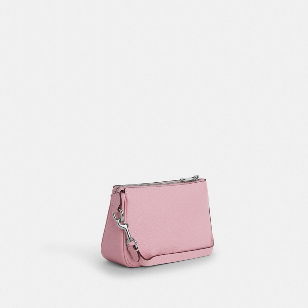 COACH®,Nolita 19 With Sundae Graphic,Leather,Shoulder Bag,Casual,Pink,Angle View