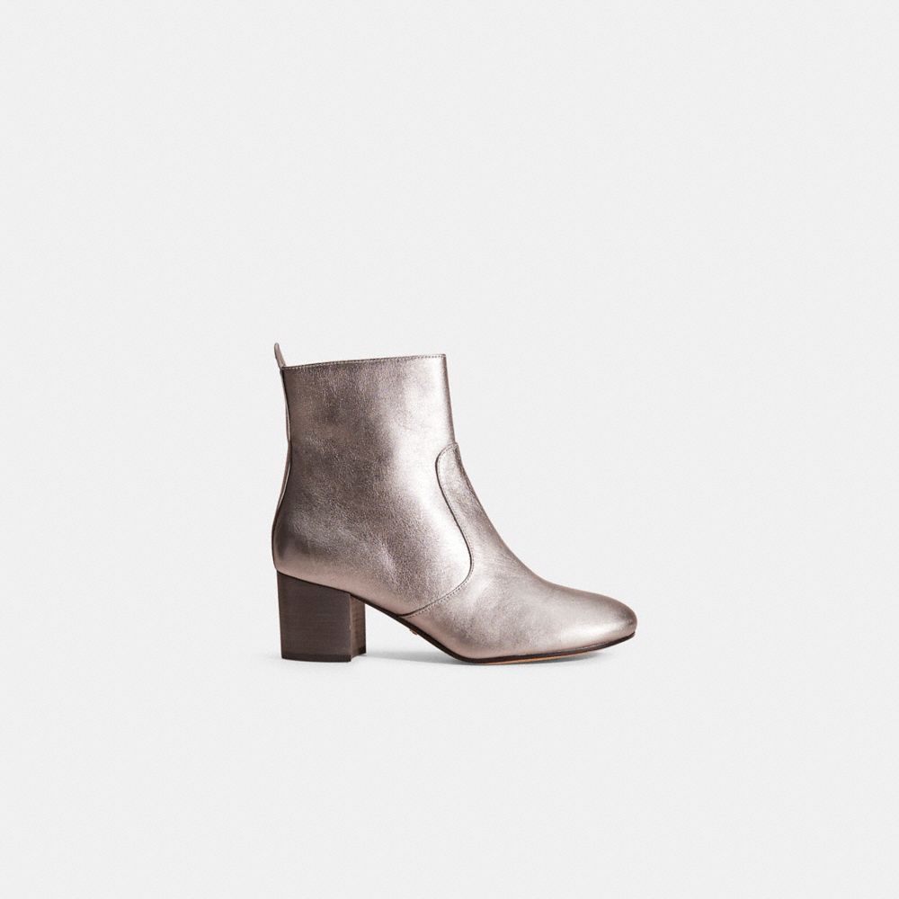 Coach Restored Juliet Ankle Bootie In Gunmetal