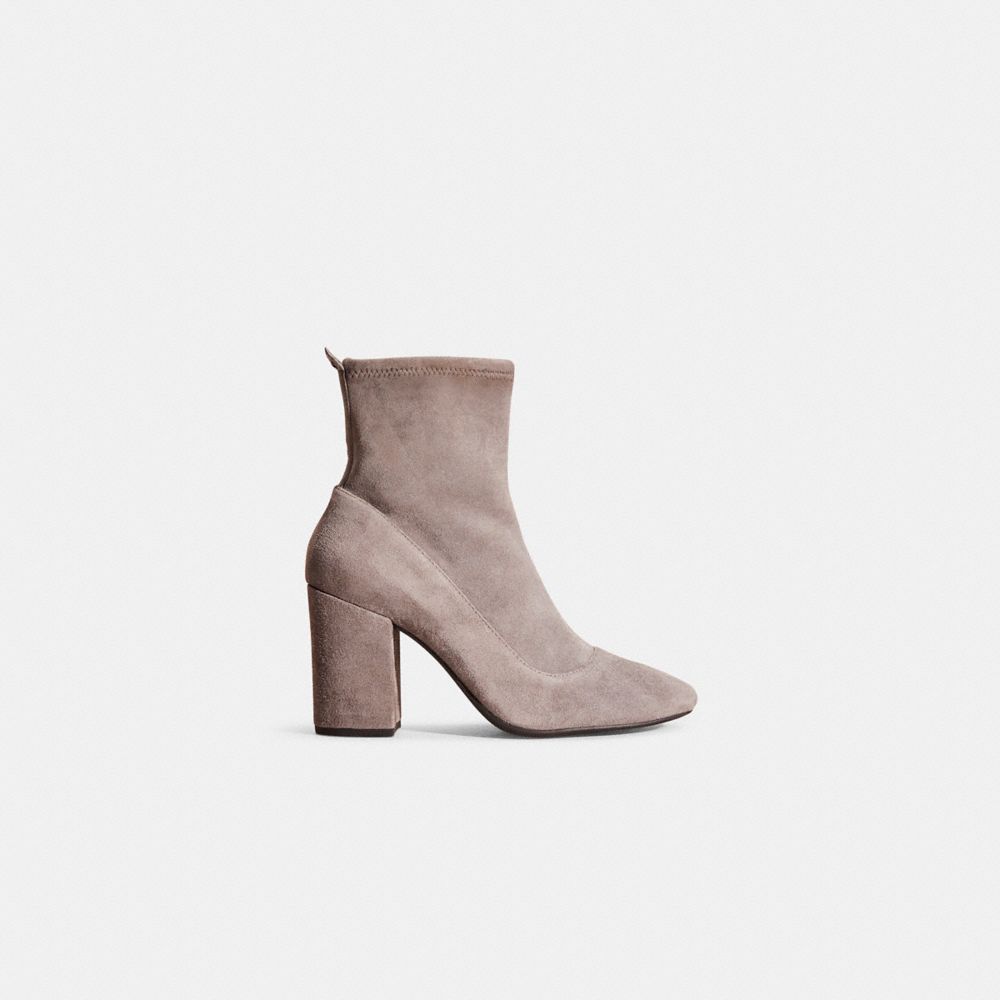 Coach Restored Giana Stretch Bootie In Heather Grey