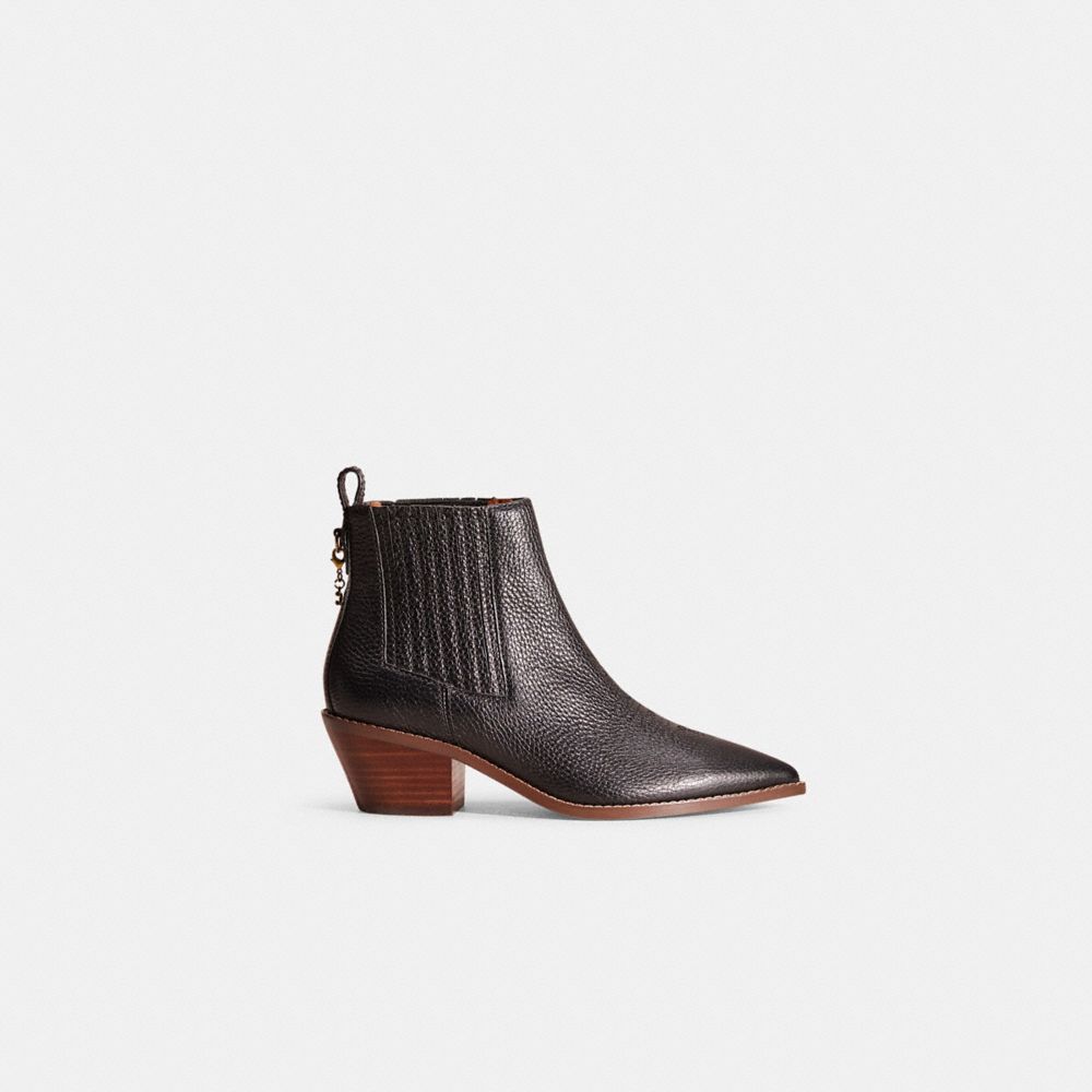 Coach Restored Melody Bootie In Black