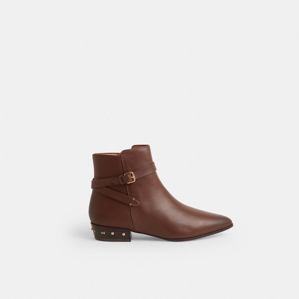 Coach Restored Kaitlin Bootie In Walnut Brown