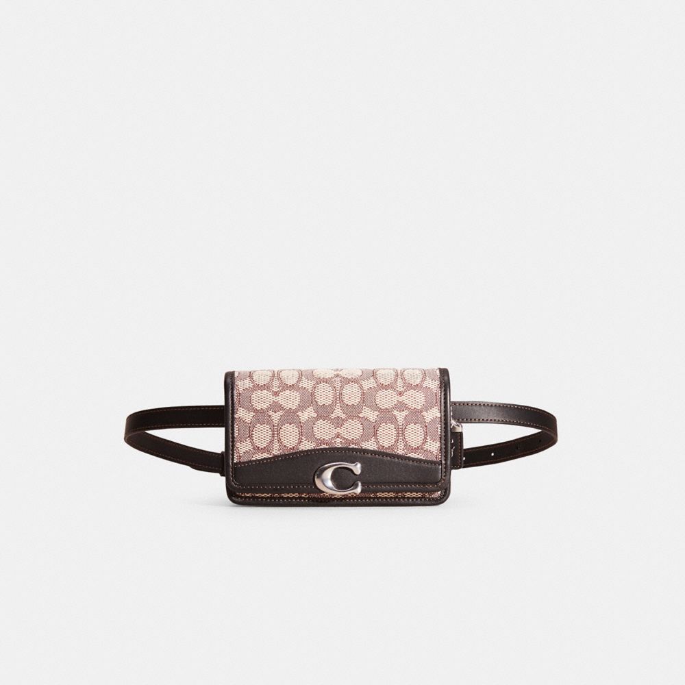 Coach Restored Bandit Belt Bag In Signature Jacquard In Purple
