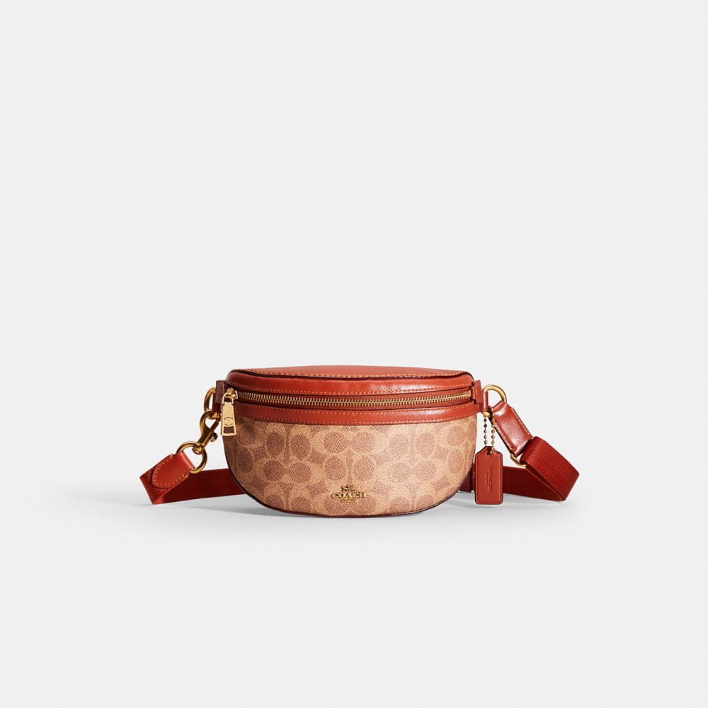 Coach Restored Bethany Belt Bag In Signature Canvas
