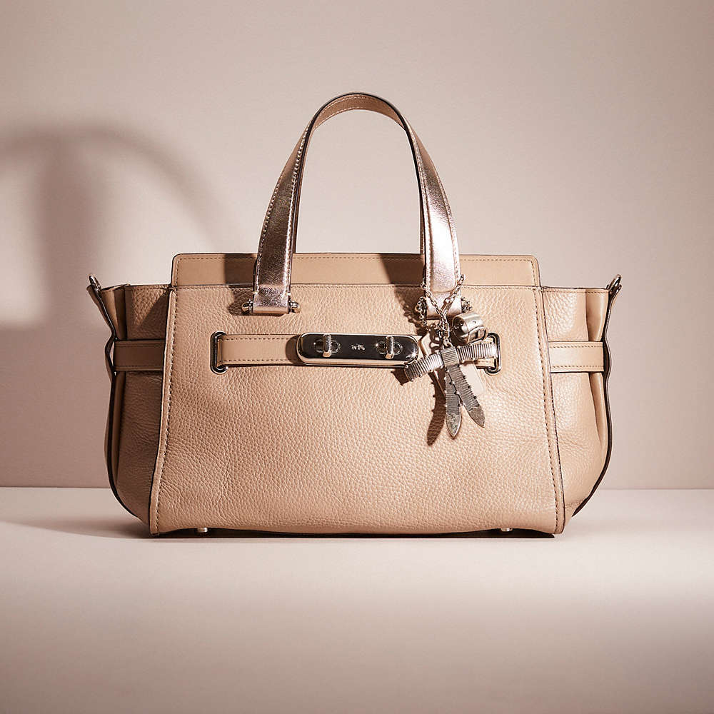 Coach Upcrafted  Swagger In Silver/stone
