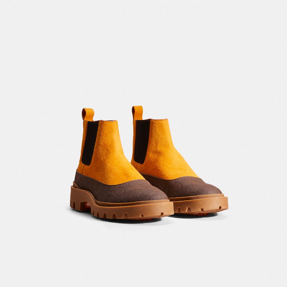 Shop Coach Restored Citysole Chelsea Boot In Butterscotch