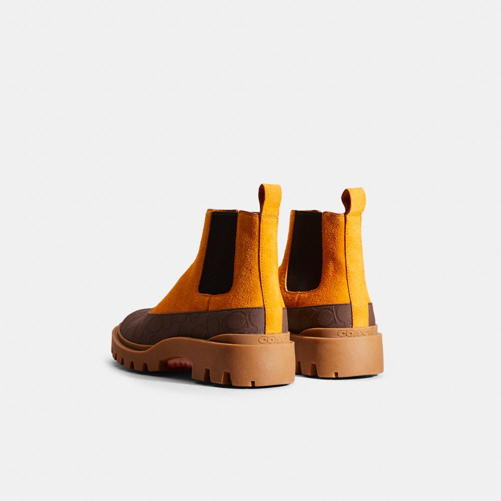 Shop Coach Restored Citysole Chelsea Boot In Butterscotch