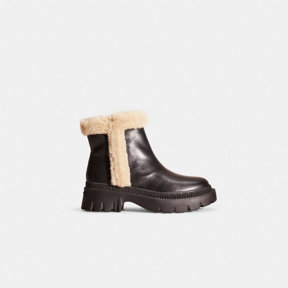 Coach Restored Jane Bootie In Black/natural