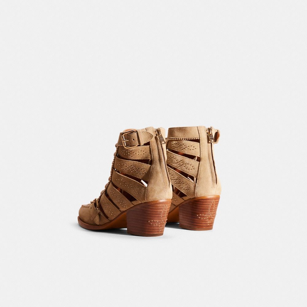 Coach Restored Paisley Bootie In Oat