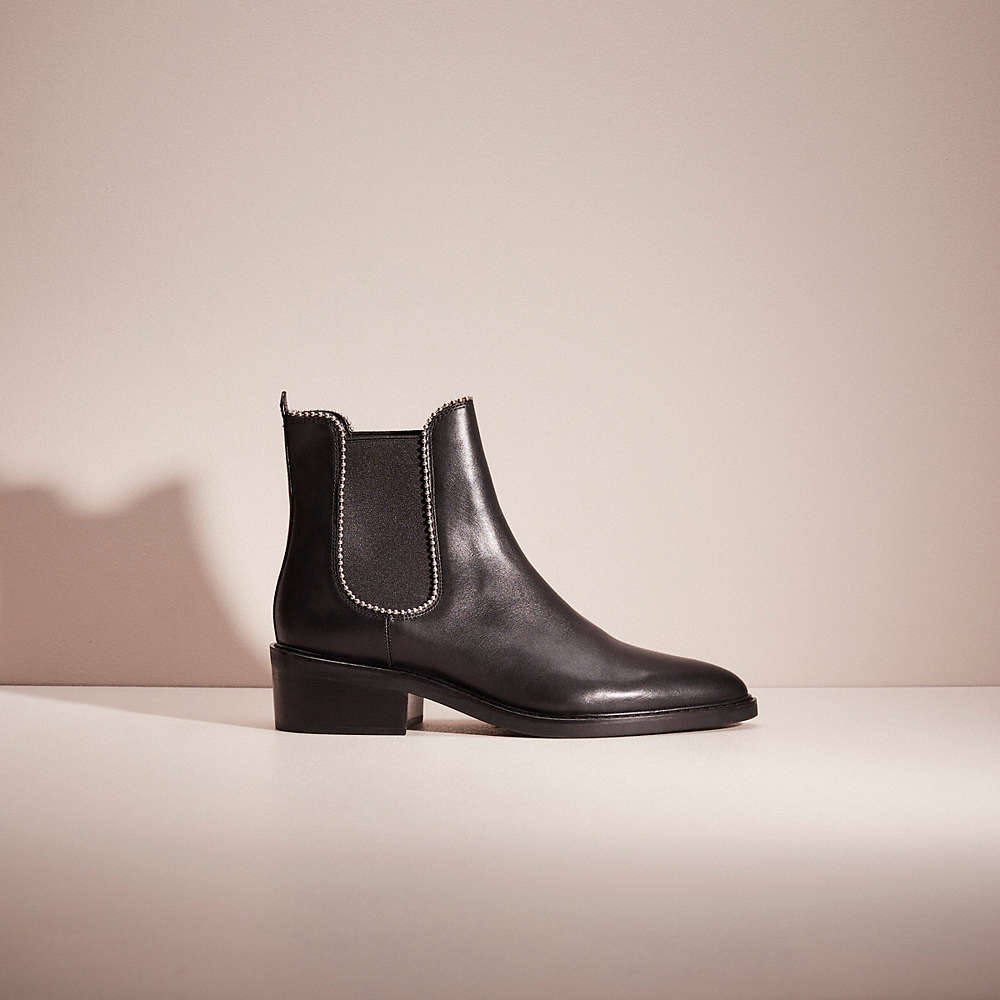 Coach Restored Bowery Bootie In Black